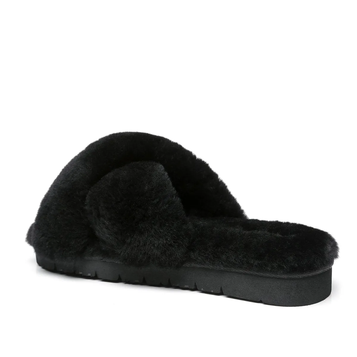 Premium Cross Fluff Ultra Comfort Sole UGG Slippers