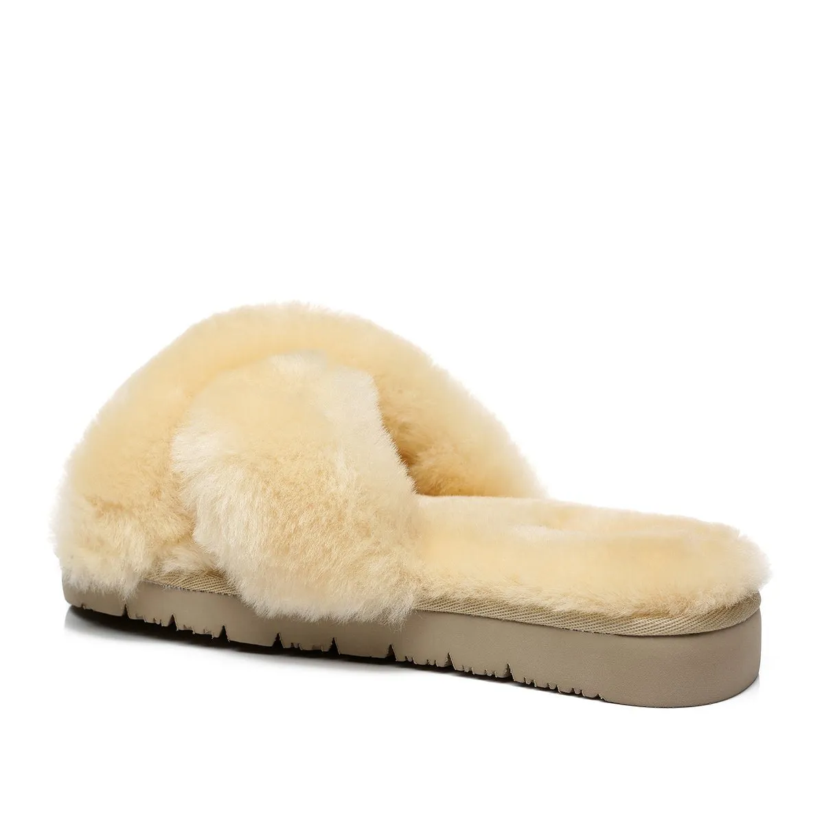 Premium Cross Fluff Ultra Comfort Sole UGG Slippers