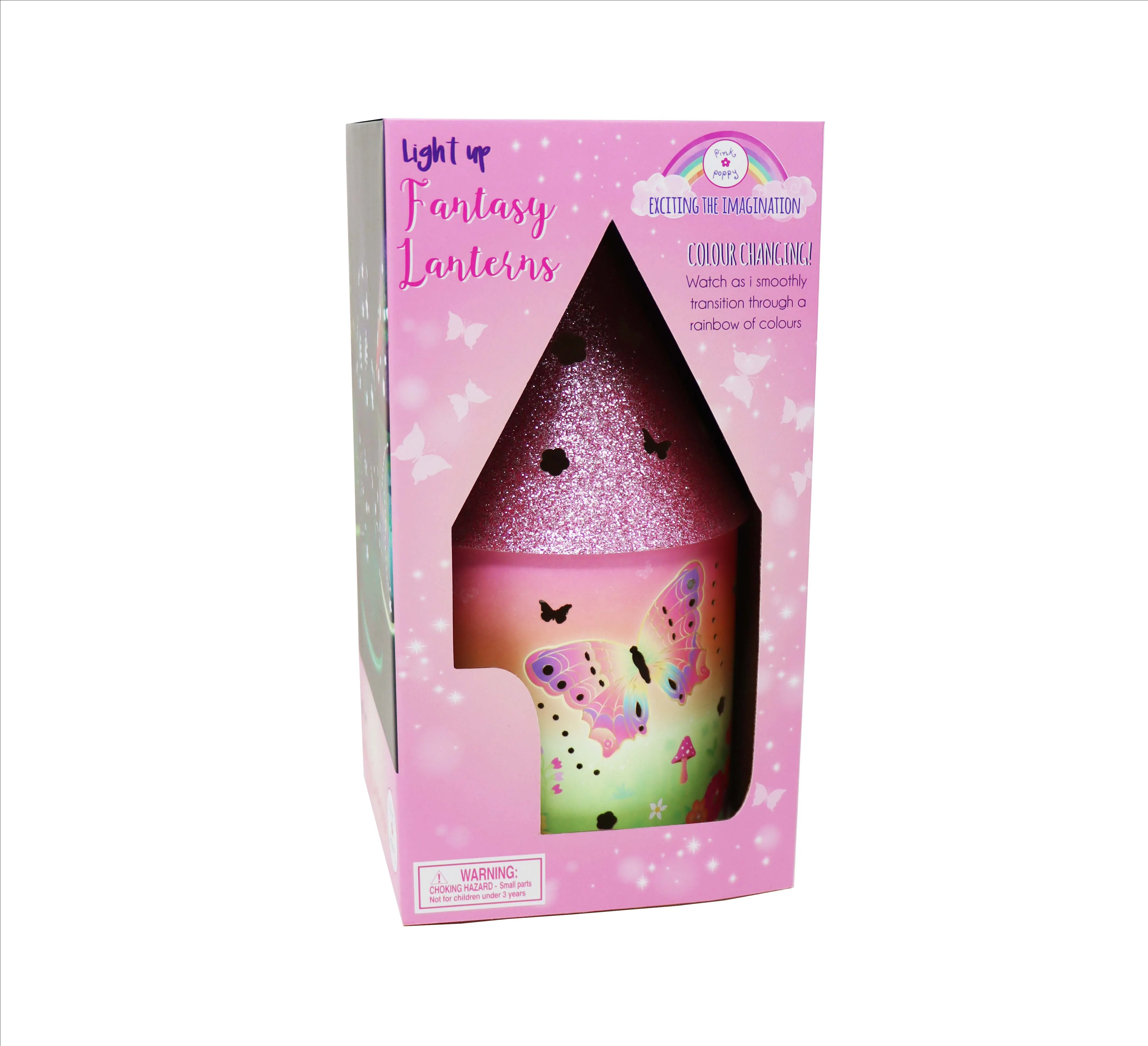 Rainbow Butterfly Colour Changing Glitter Night Light