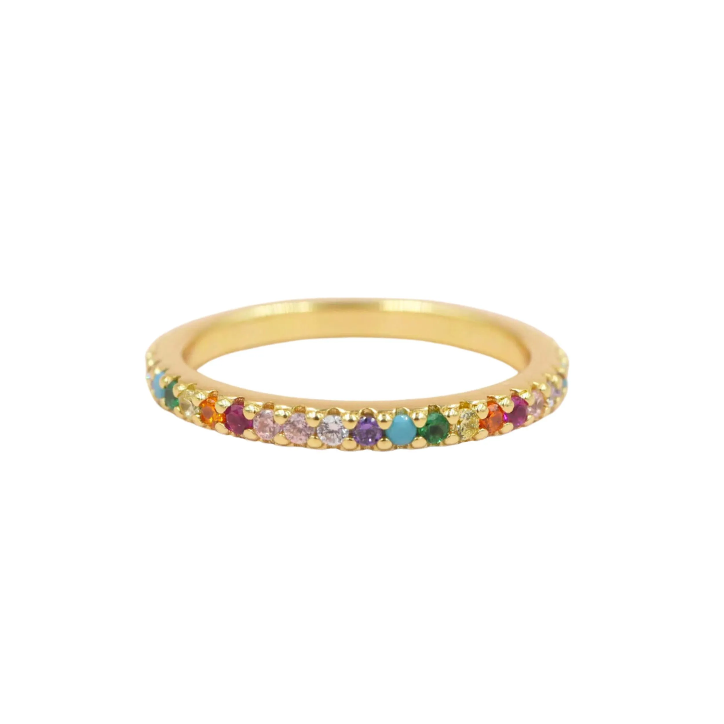 Rainbow Pave Band