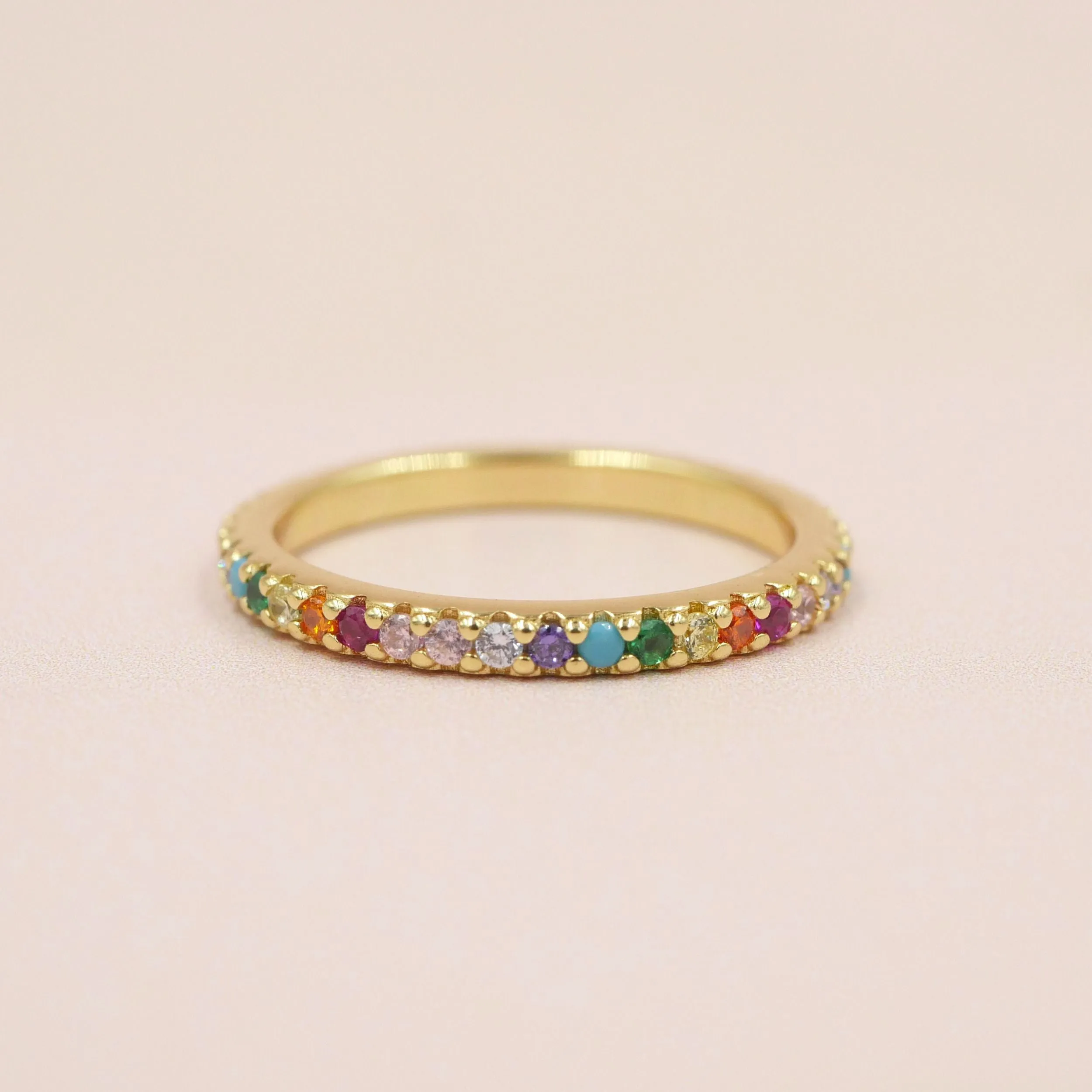 Rainbow Pave Band