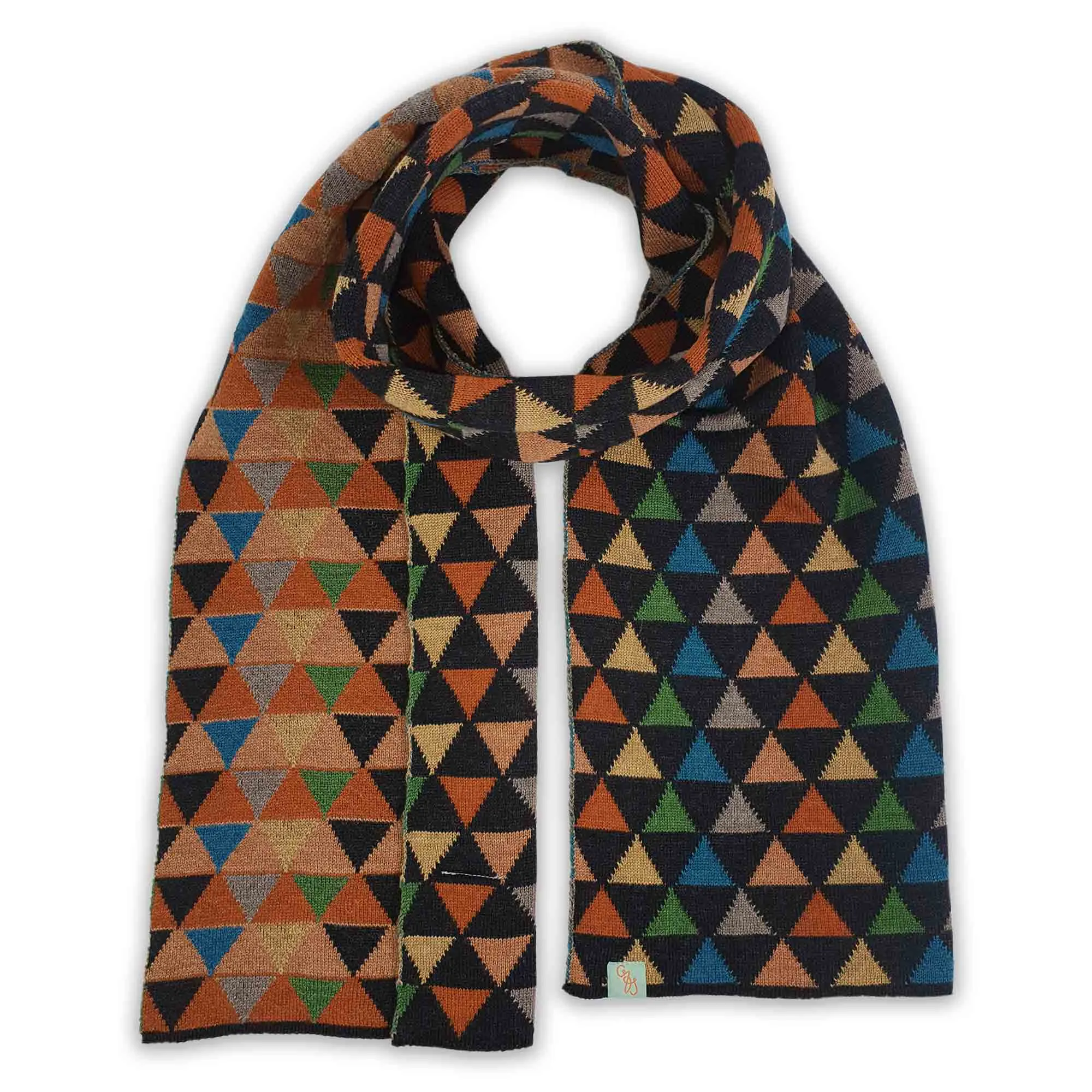 SCARVES - KALEIDOSCOPE - EXTRA FINE MERINO WOOL