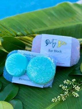 Shampoo & Conditioner Bar Set with Bar Block