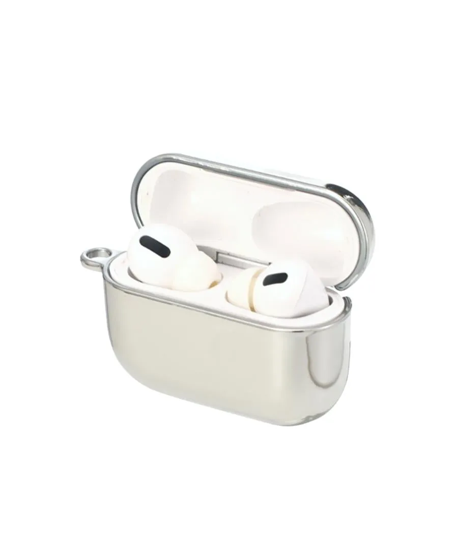 Shiny Silver AirPod Holder