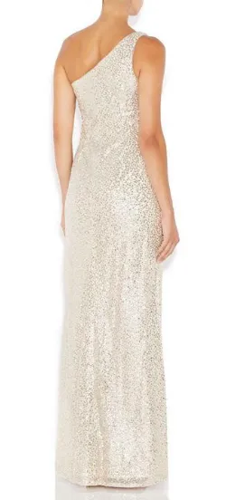 Silver Sequin Mermaid Gown