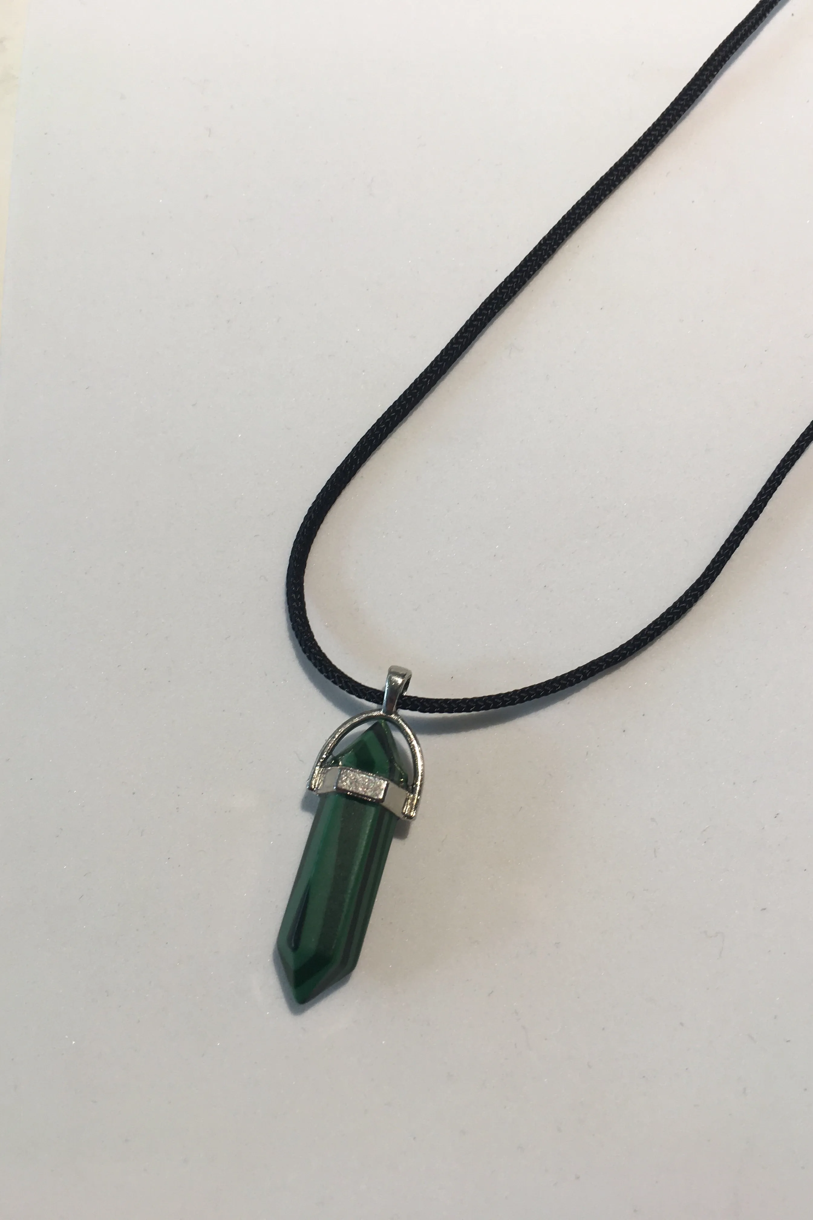 Small Crystal Point Necklace