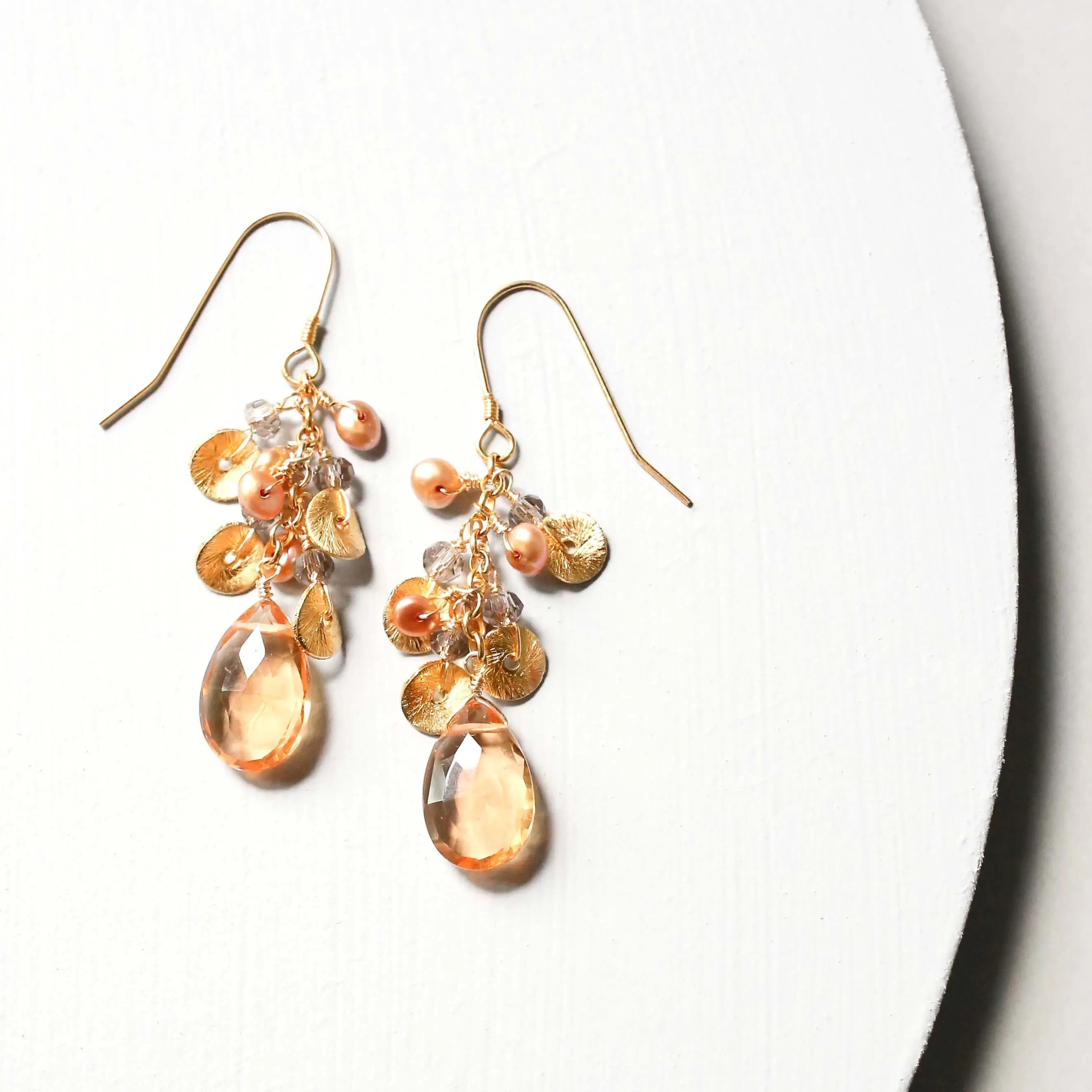 The Aurora Earring - Citrine