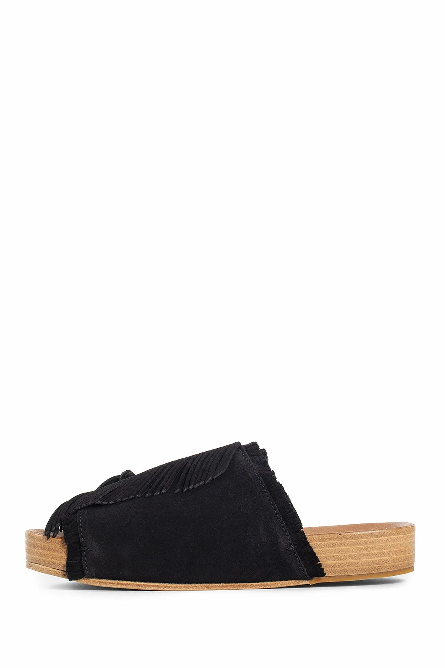 VISVIM MAN BLACK SANDALS & SLIDES