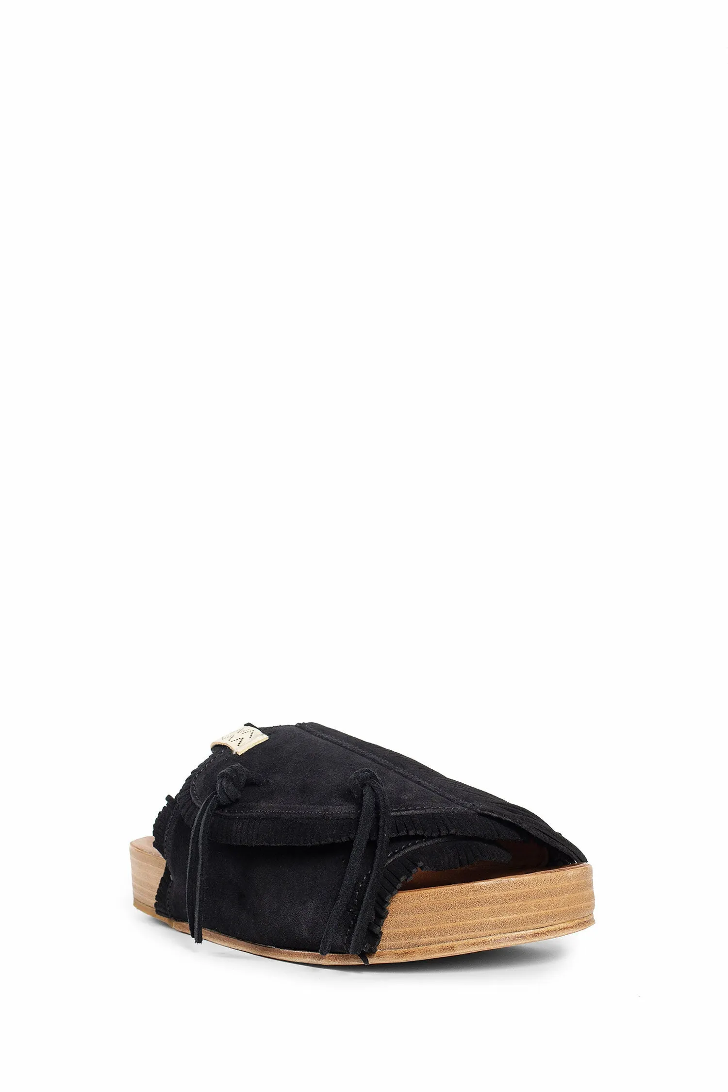 VISVIM MAN BLACK SANDALS & SLIDES