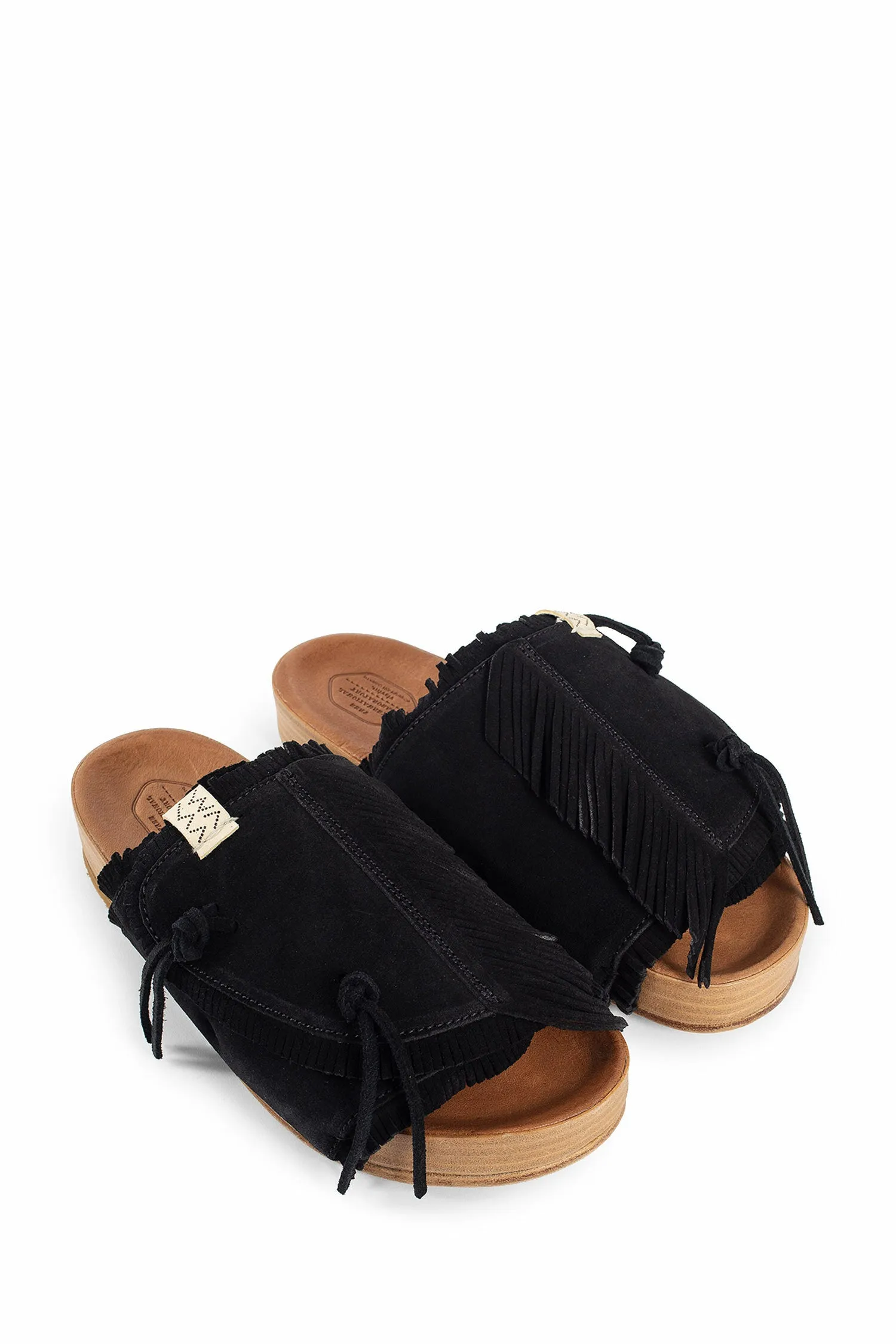 VISVIM MAN BLACK SANDALS & SLIDES