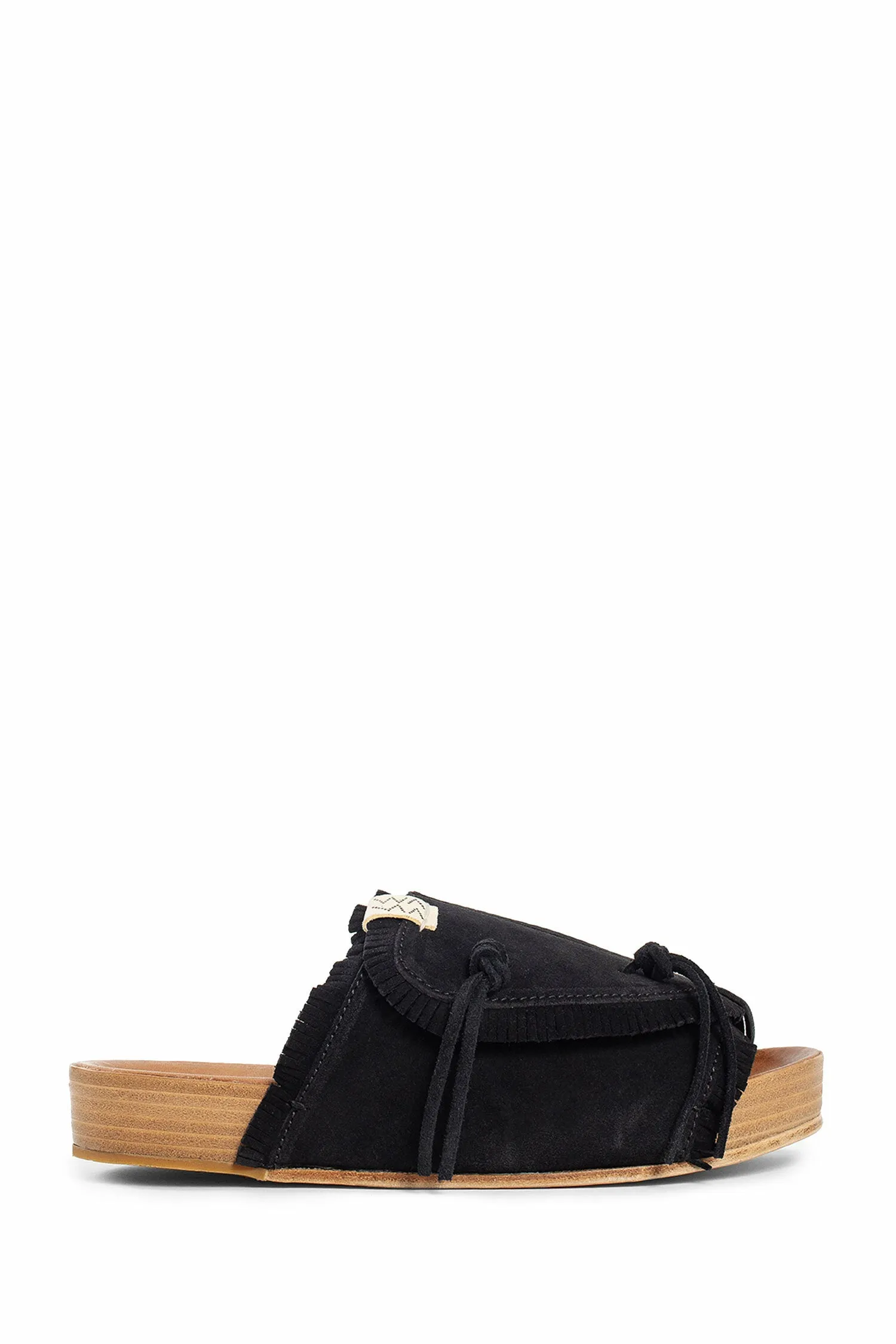 VISVIM MAN BLACK SANDALS & SLIDES