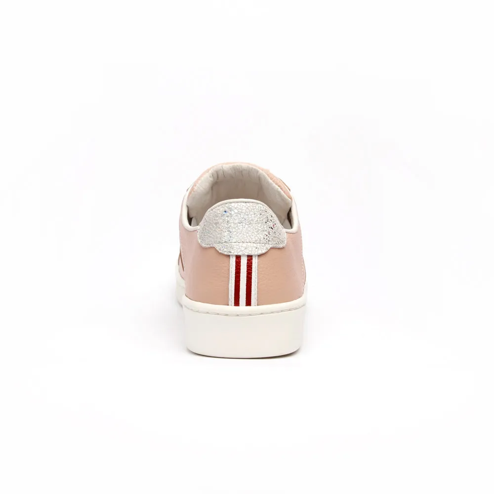 Women's Icon Urbanite Nude Silver Leather Sneakers 92982-011