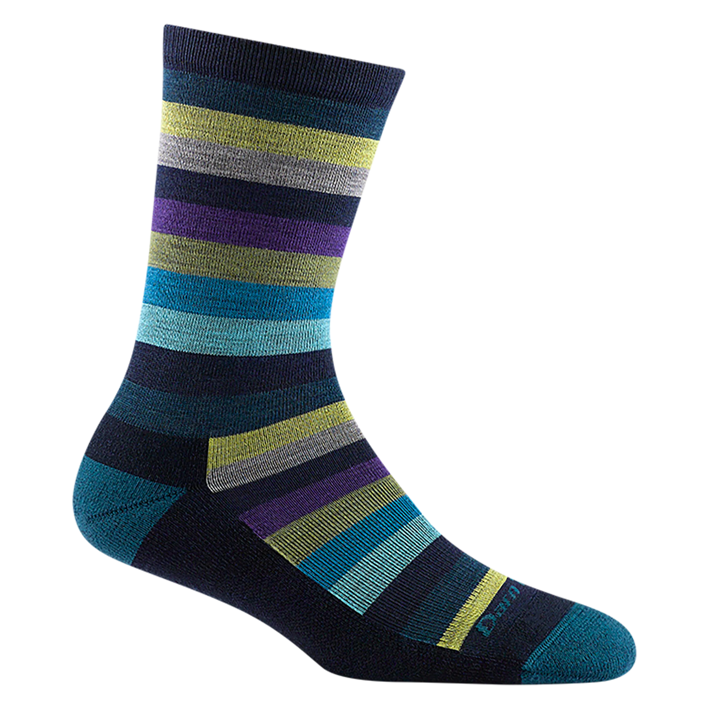 Women's Mystic Stripe Crew  Lightweight Lifestyle Sock