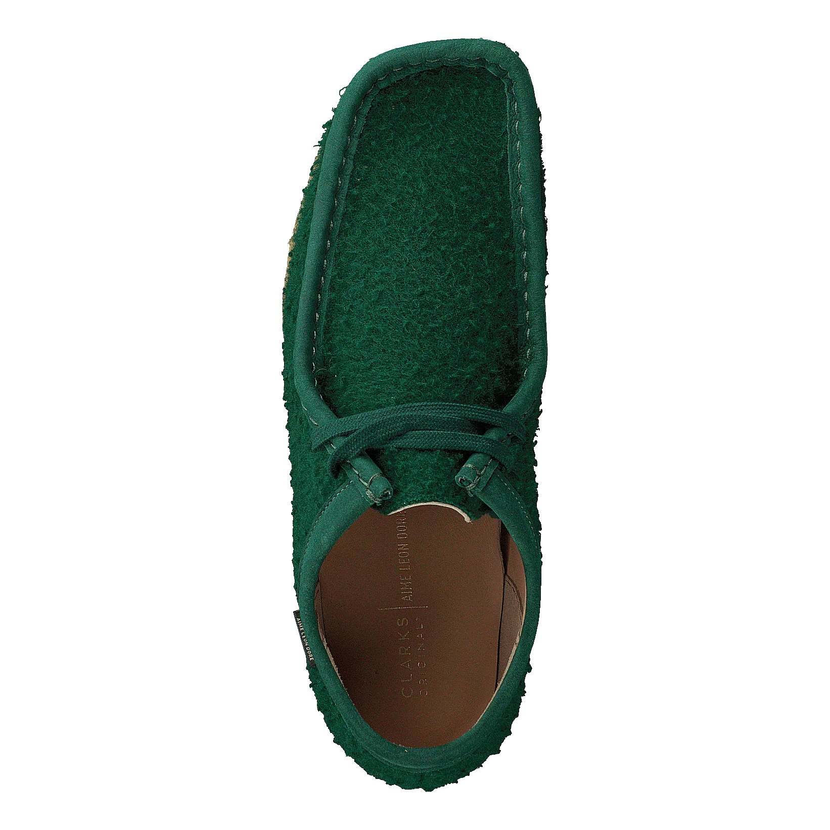 x ALD Wallabee Dark Green Wool