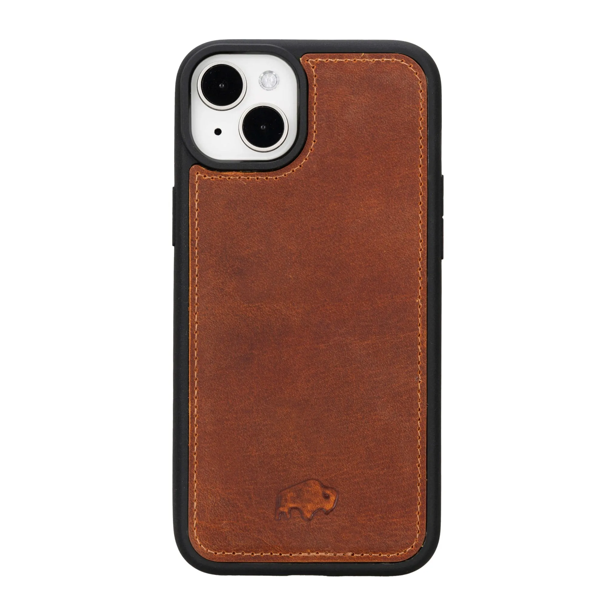 York iPhone 15 Plus Case, Golden Brown