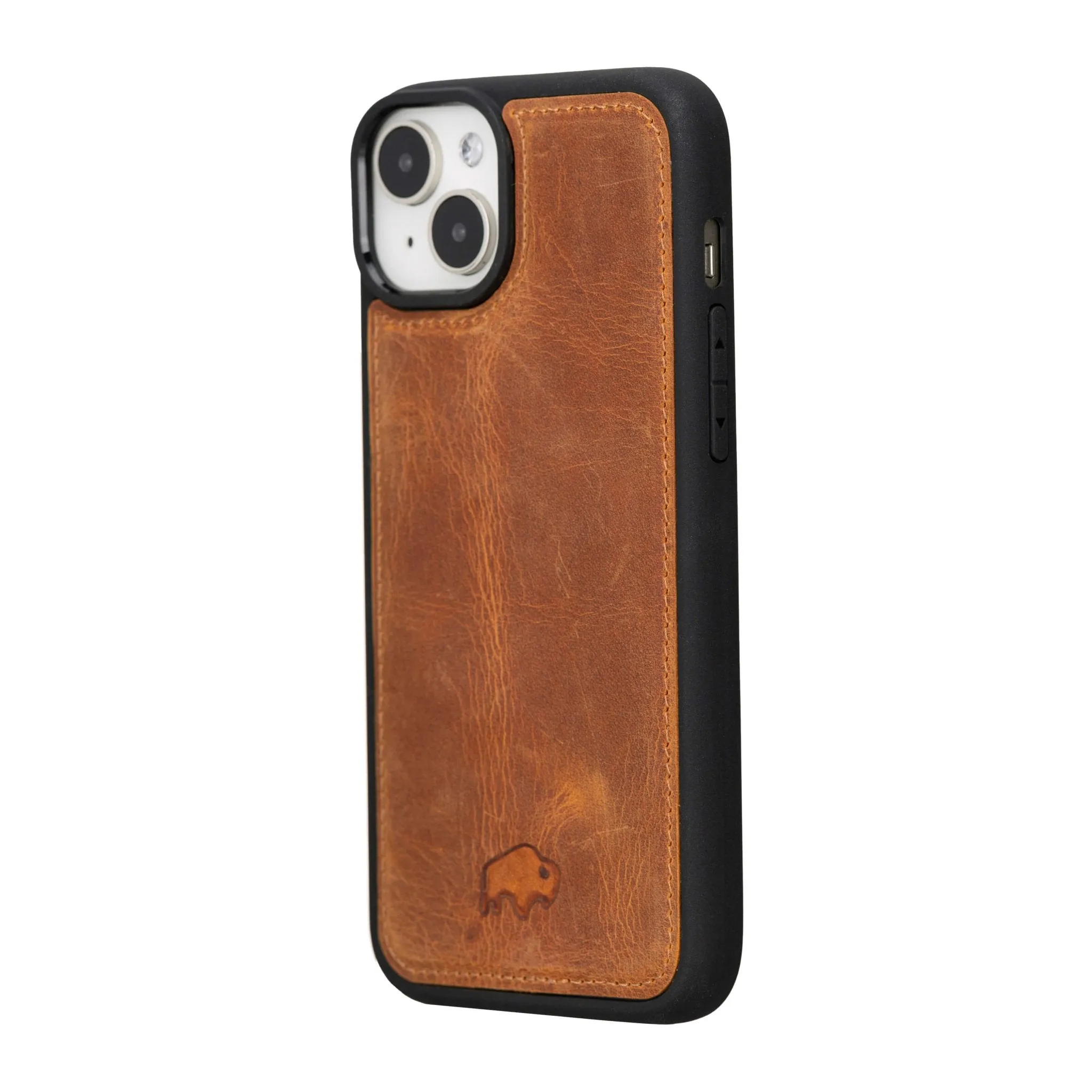 York iPhone 15 Plus Case, Golden Brown